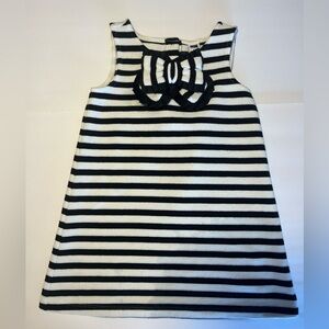 Janie and Jack Dress Black And White A-line 2T